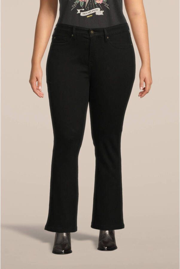 Fox Factor high waist bootcut jeans Bili black denim