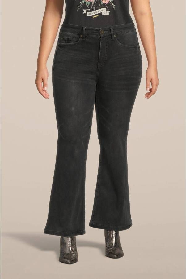 Fox Factor high waist flared jeans Bobi grey denim