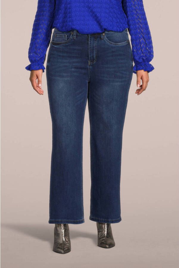 Fox Factor high waist wide leg jeans Dixi medium blue denim