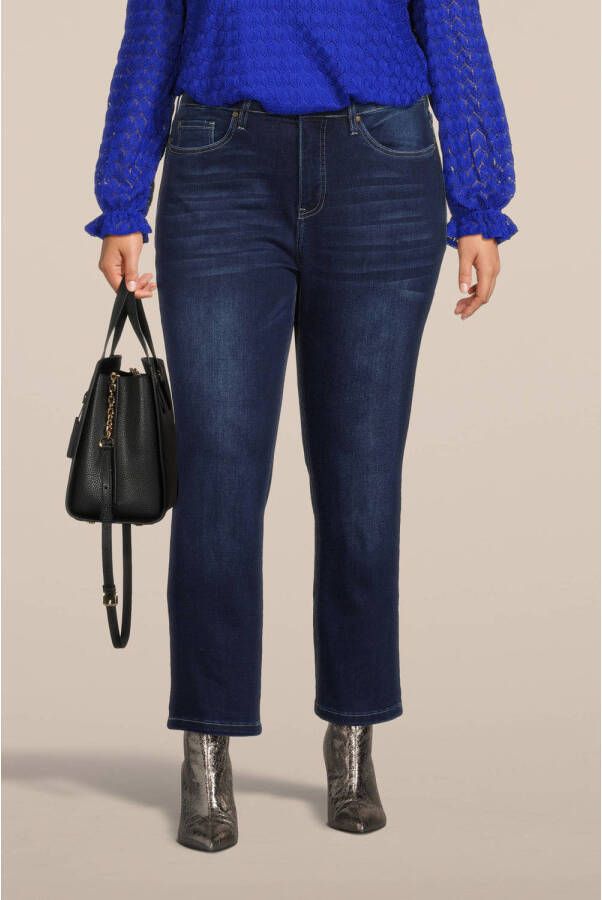 Fox Factor high waist straight jeans Roxi medium blue denim
