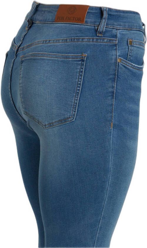 Fox Factor high waist skinny jeans NIKI seoul blue
