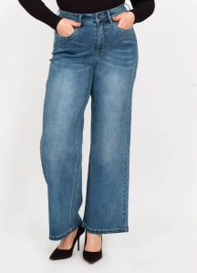 Fox Factor high waist wide leg jeans DIXI queen blue