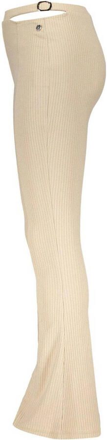 Frankie&Liberty flared broek Hetty ecru Meisjes Polyester Effen 164 - Foto 2