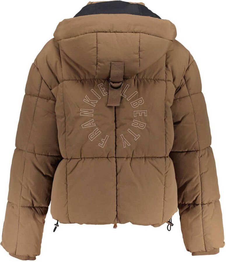 FRANKIE & LIBERTY Meisjes Jassen Trinity Oversized Puffer Bruin - Foto 3