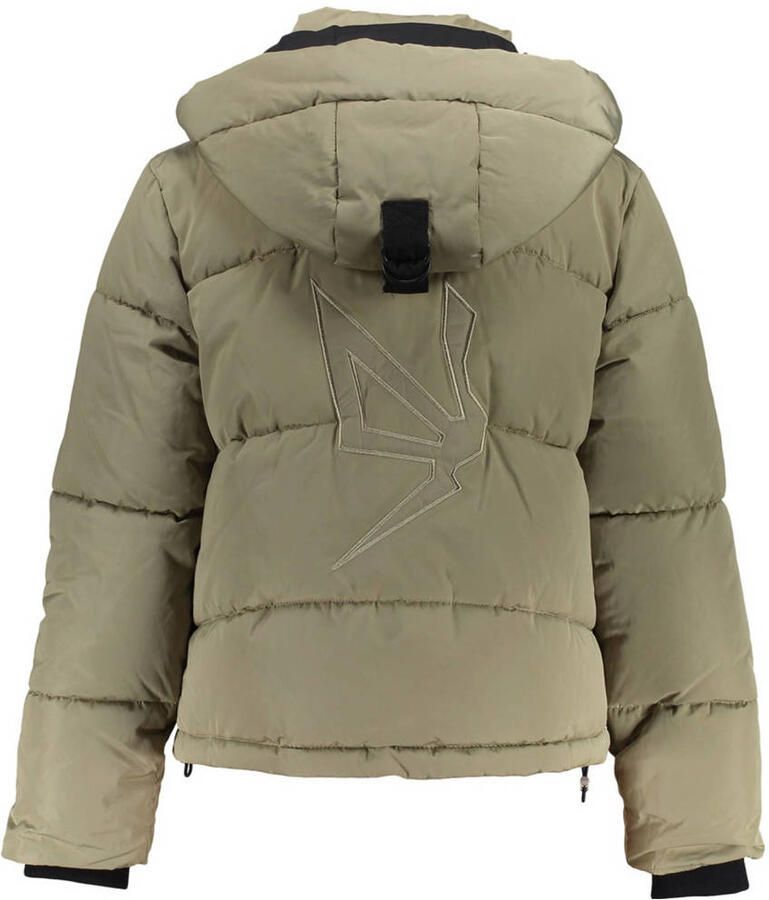 FRANKIE & LIBERTY Meisjes Jassen Tavia Perfect Puffer Khaki - Foto 4