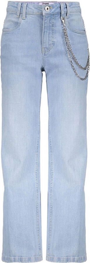 FRANKIE & LIBERTY Meisjes Jeans Frankie Straight-leg Western Yoke Lichtblauw - Foto 6