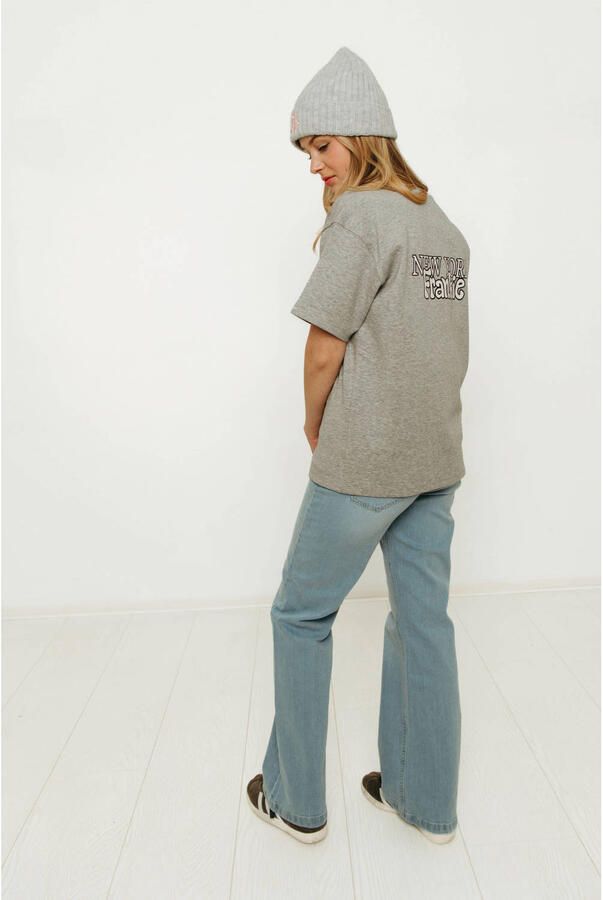 FRANKIE & LIBERTY Meisjes Jeans Frankie Straight-leg Western Yoke Lichtblauw - Foto 4