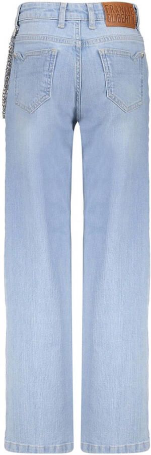 FRANKIE & LIBERTY Meisjes Jeans Frankie Straight-leg Western Yoke Lichtblauw - Foto 5