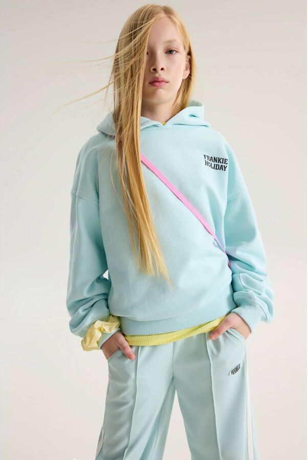 Frankie&Liberty hoodie met backprint blauw - Foto 3