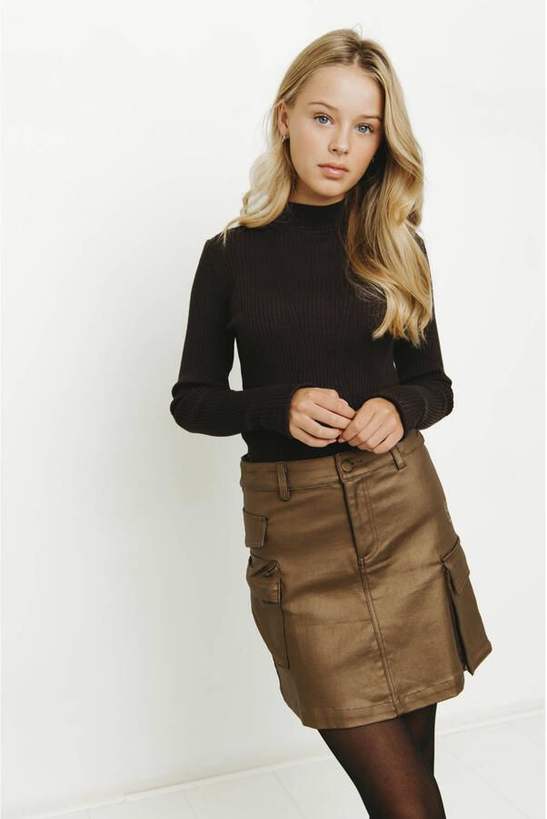 FRANKIE & LIBERTY Meisjes Rokken Poppy Skirt Bruin - Foto 2