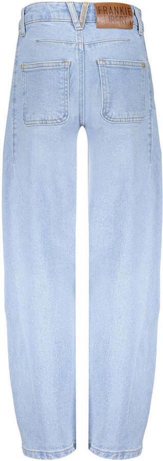 Frankie&Liberty low waist barrel jeans light blue denim - Foto 3