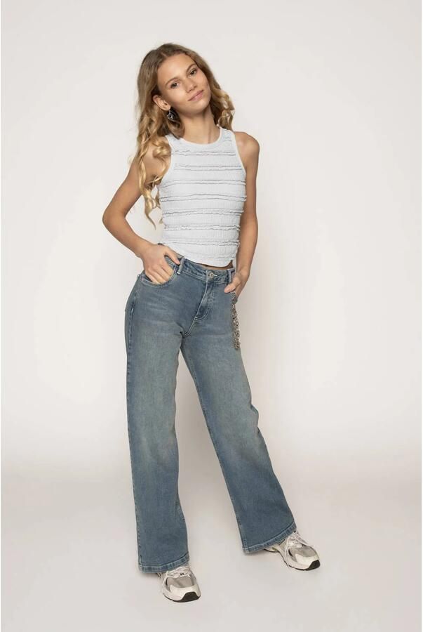 FRANKIE & LIBERTY Meisjes Tops & T-shirts Renna Top Lichtgrijs - Foto 4