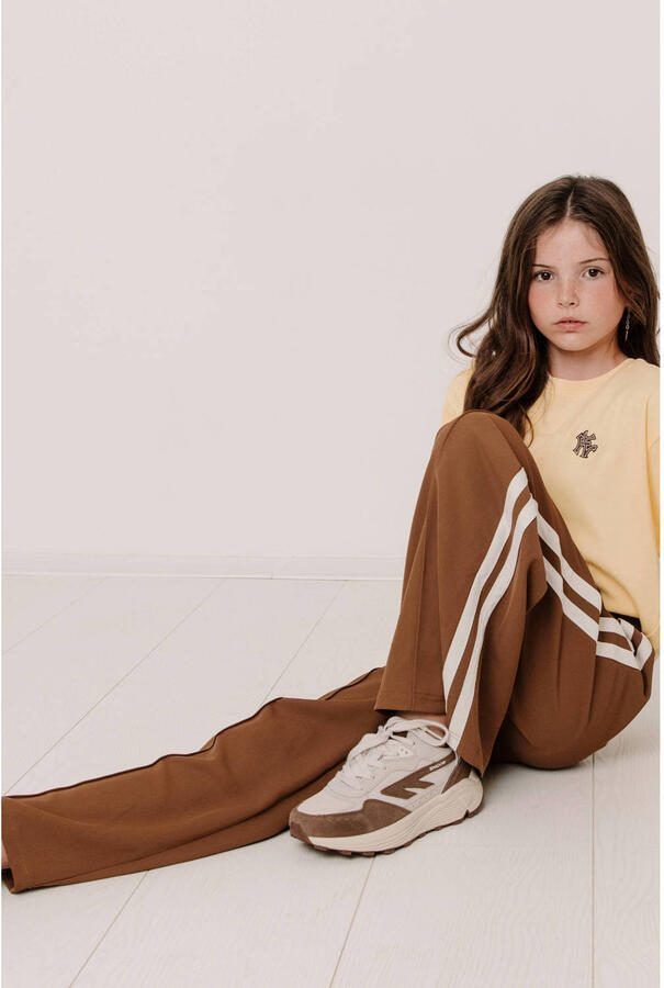 Frankie&Liberty straight casual broek bruin - Foto 2