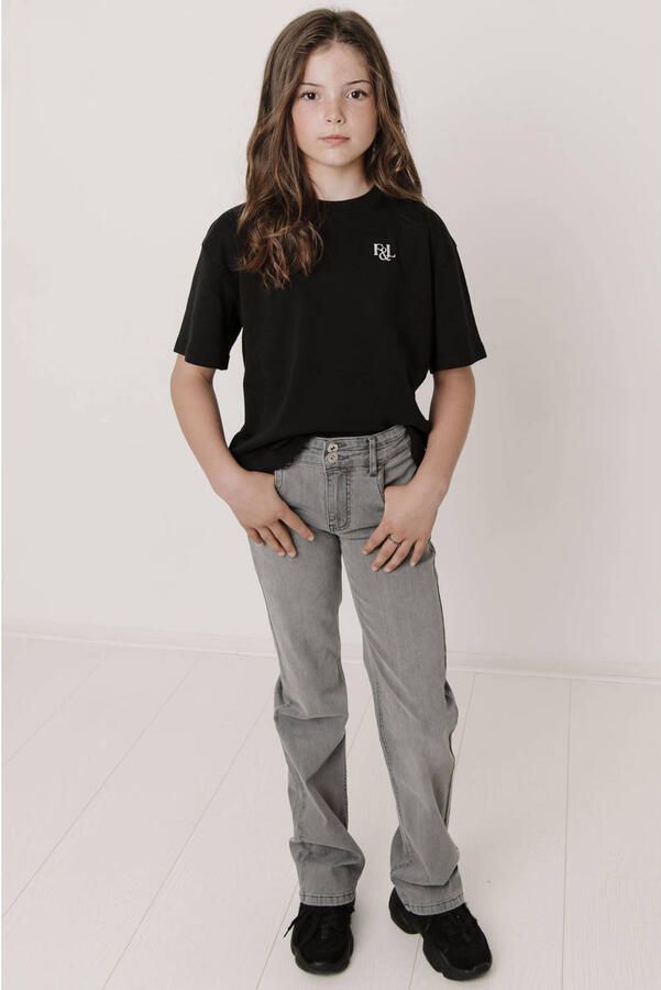 Frankie&Liberty straight leg jeans light grey