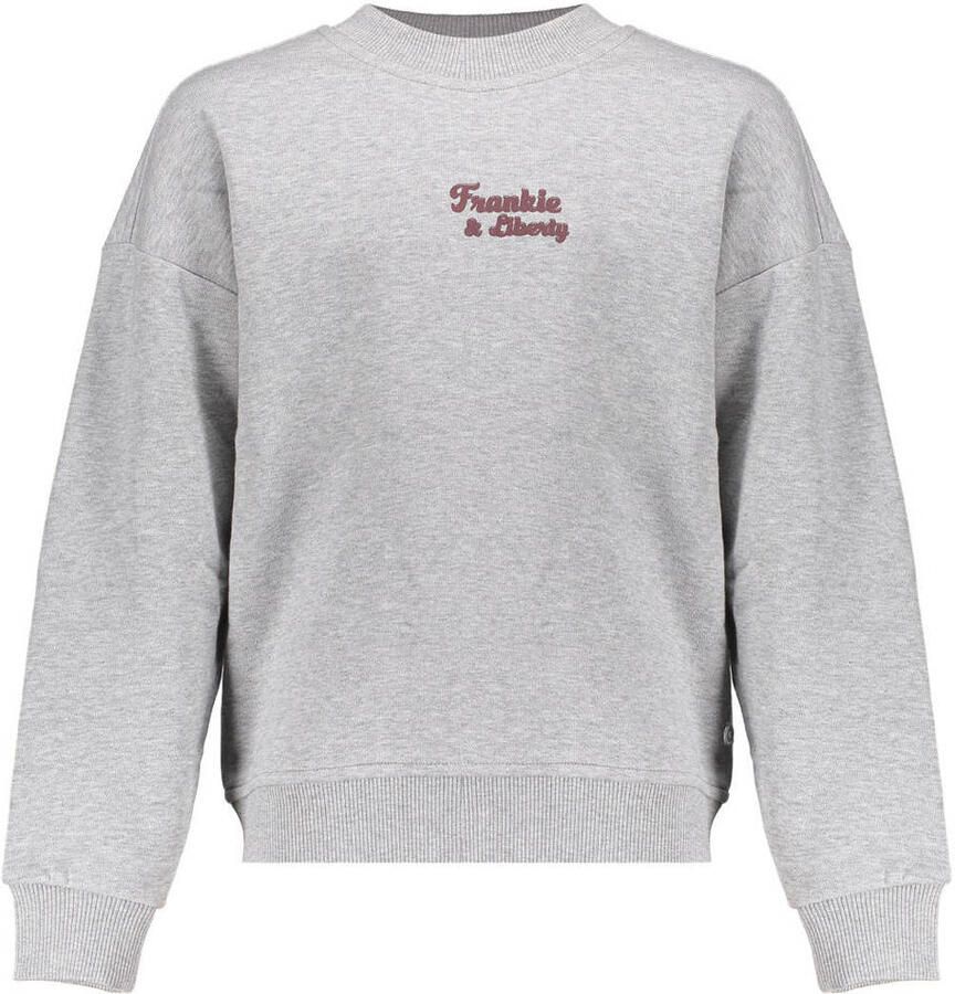 FRANKIE & LIBERTY Meisjes Truien & Vesten Tamsa Sweatshirt Lichtgrijs - Foto 4