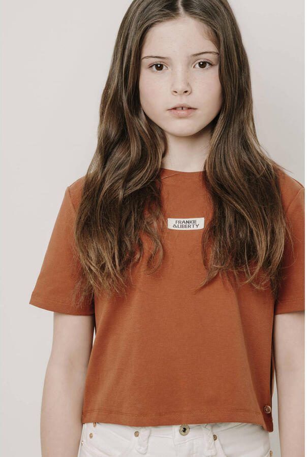 Frankie&Liberty T-shirt donkerbruin - Foto 2