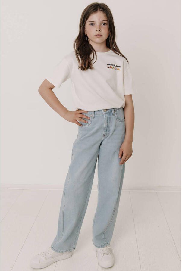 Frankie&Liberty T-shirt met backprint wit