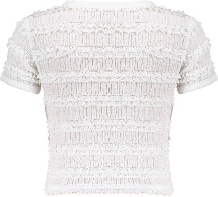 Frankie&Liberty T-shirt wit broderie - Foto 2