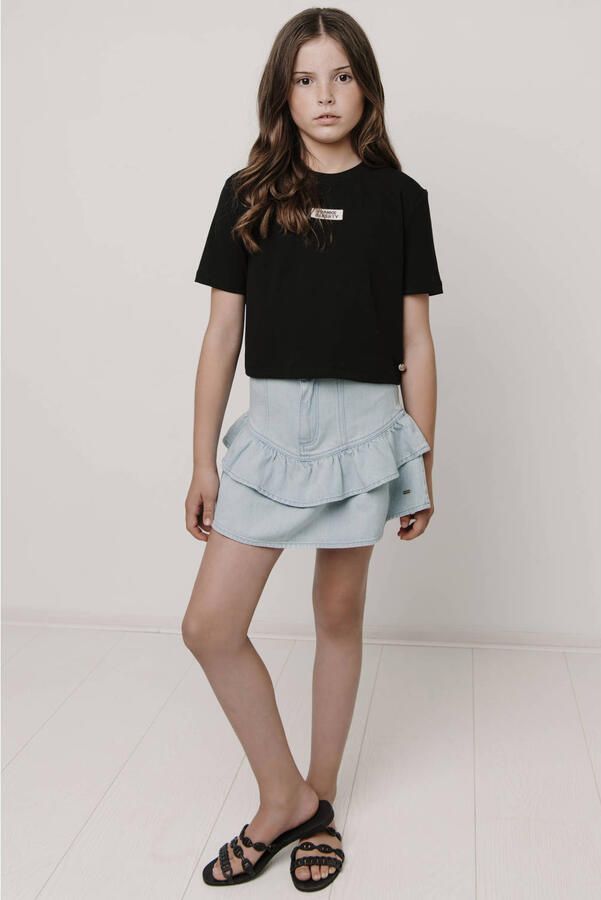 Frankie&Liberty spijkerrok light blue denim