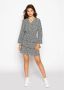 Frankie&Liberty jurk Helen met all over print zwart wit - Thumbnail 2