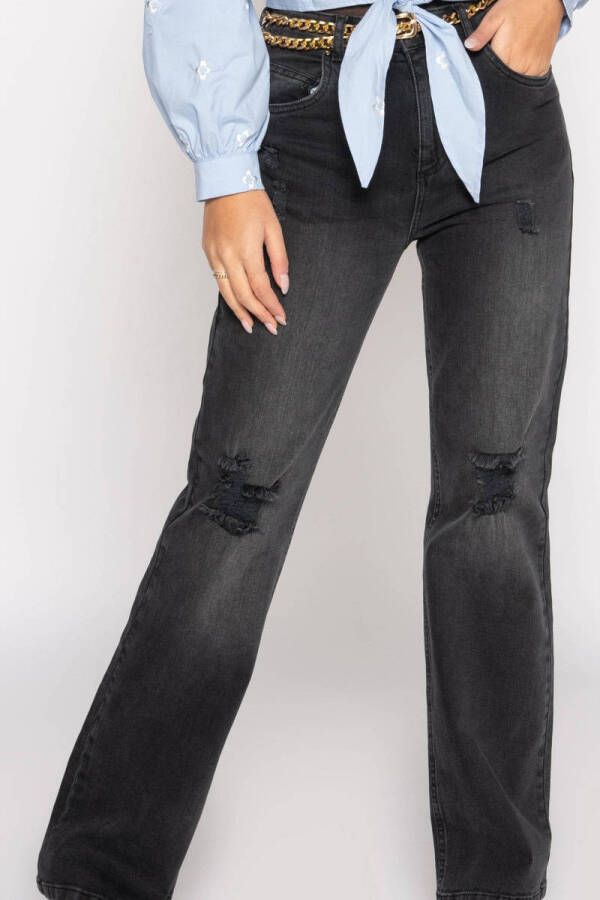 Frankie&Liberty straight fit jeans Farah B dark grey denim