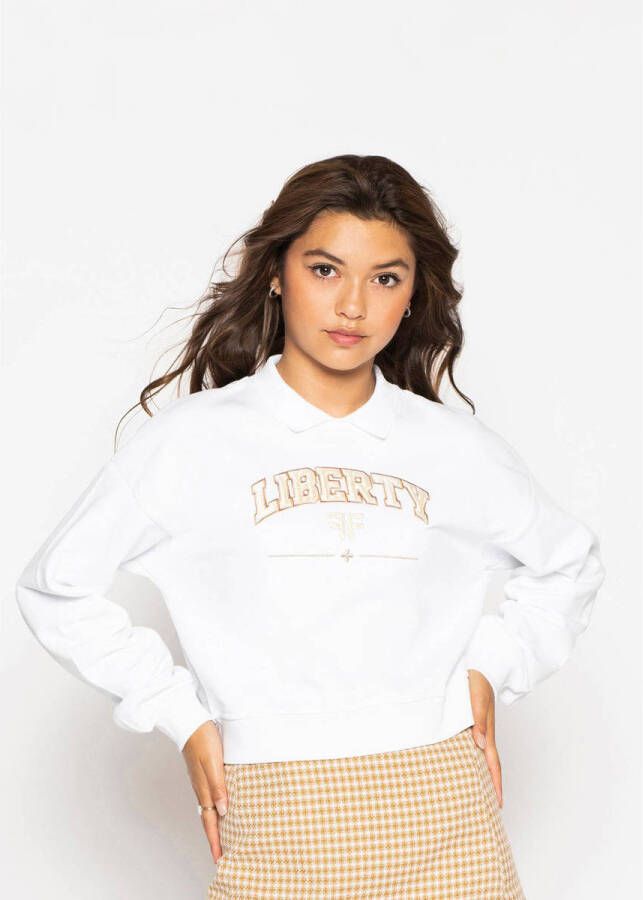 FRANKIE & LIBERTY Meisjes Truien & Vesten Helena Sweater Wit