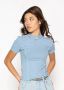 Frankie&Liberty T-shirt Hesper blauw Meisjes Viscose Ronde hals Effen 140 - Thumbnail 1