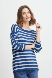 Fransa Gebreide pullover met streepmotief model 'Besmoc'