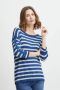 Fransa Gebreide pullover met streepmotief model 'Besmoc' - Thumbnail 1