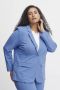 Fransa Plus Size Selection blazer FPSTRETCH blauw - Thumbnail 1