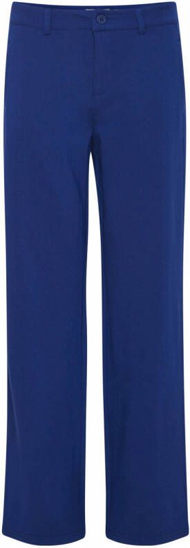 Fransa wide leg pantalon FRZASTRETCH blauw