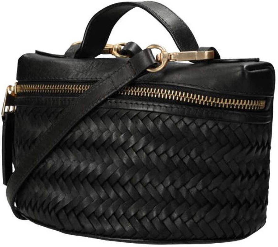 Fred de la Bretoniere leren crossbody tas Lori zwart - Foto 2