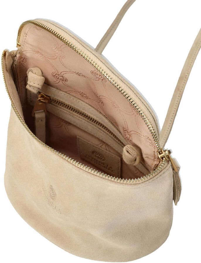Fred de la Bretoniere Beige Suède Crossbody Tas Marianneke Beige Dames - Foto 2