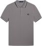 Fred Perry regular fit polo met logo concrete - Thumbnail 1