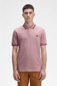 Fred Perry regular fit polo met logo roze