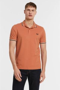 Fred Perry regular fit polo Twin tipped met contrastbies court clay