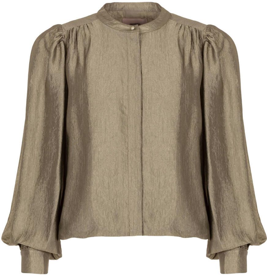 Freebird acetate blouse goud