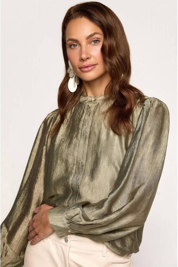FREEBIRD Dames Blouses Bomber Brons - Foto 5
