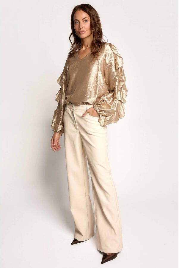 Freebird blouse goud - Foto 3