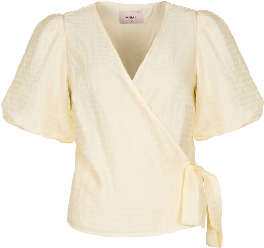 FREEBIRD Dames Blouses Wv-lyo-lurex-26-1 Creme - Foto 6