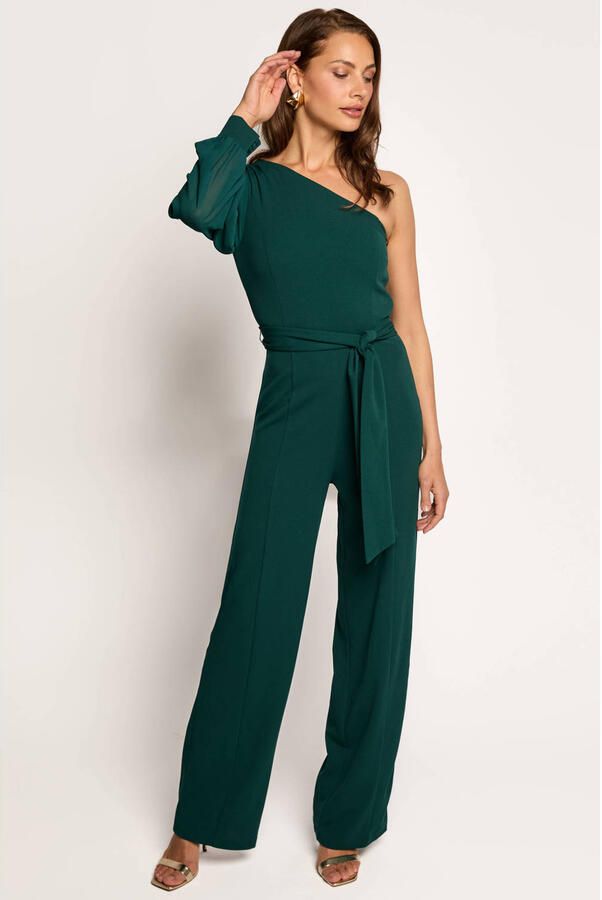 Freebird jumpsuit donkergroen - Foto 4