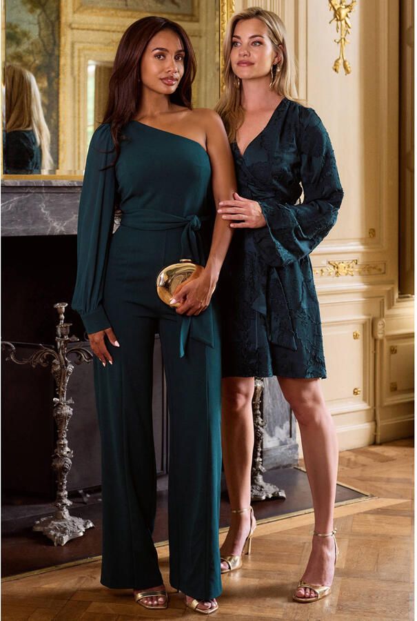 Freebird jumpsuit donkergroen - Foto 2