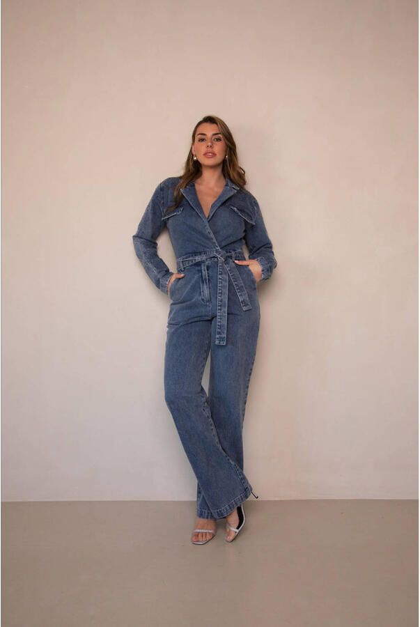 FREEBIRD Dames Jumpsuits Yael Denim Lichtblauw - Foto 5