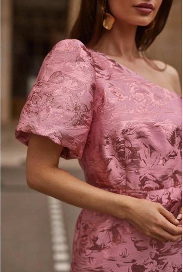 FREEBIRD Dames Jurken Dania Lurex Roze - Foto 7