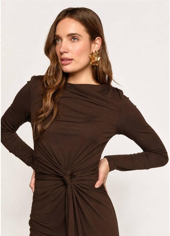 Freebird maxi jurk bruin