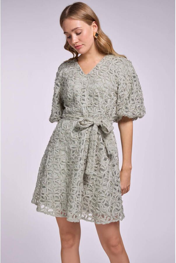 FREEBIRD Dames Jurken Wv-3d-flower-26-2 Groen - Foto 5
