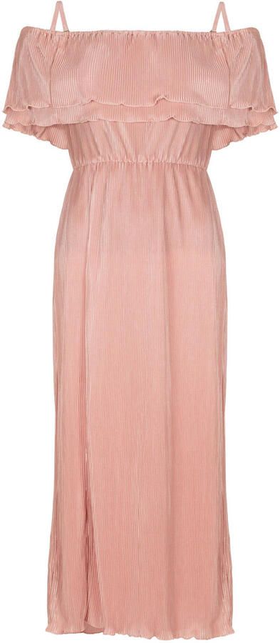 Freebird off shoulder jurk oudroze