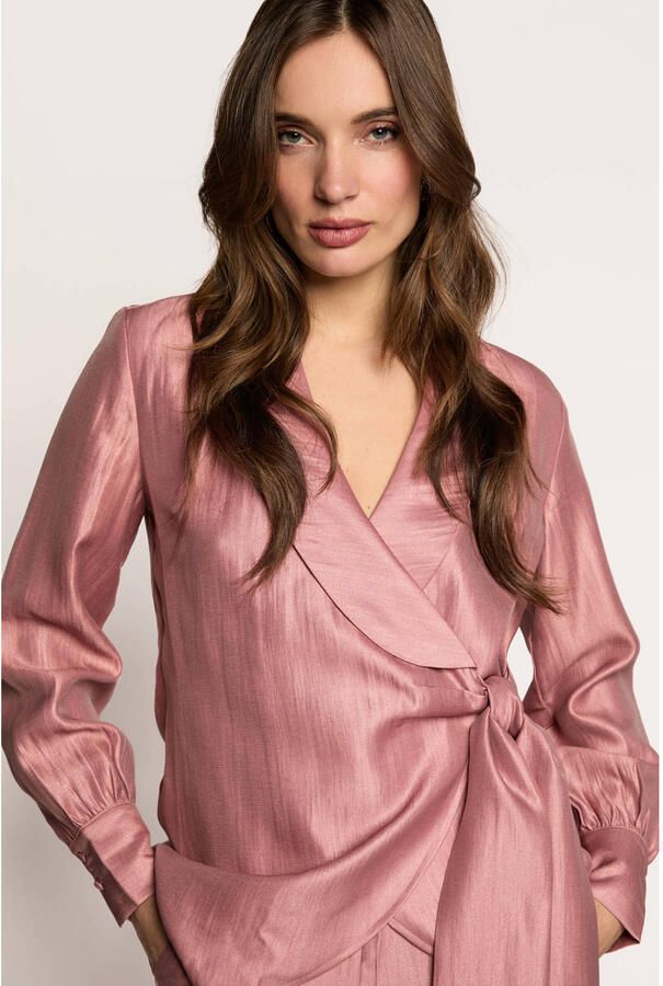 Freebird regular blazer roze