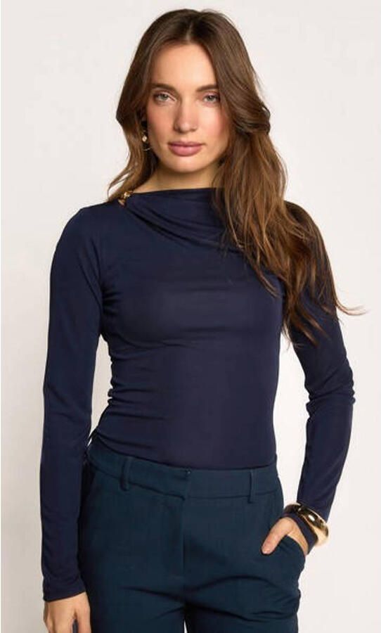Freebird top donkerblauw