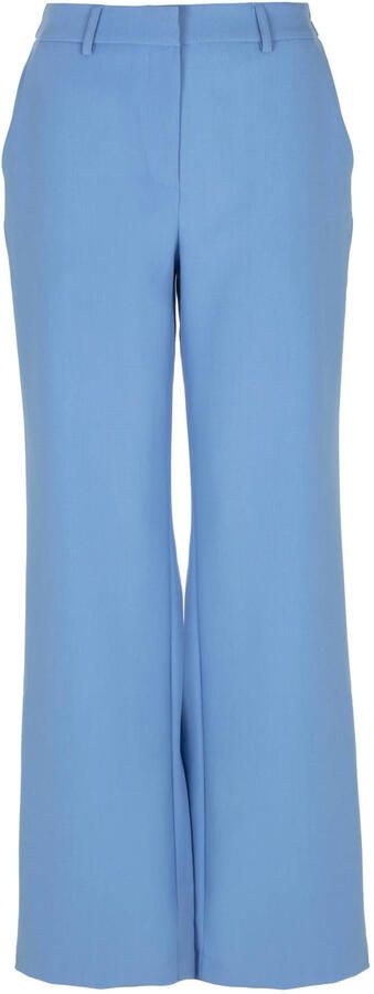 Freebird wide leg high waist broek blauw - Foto 3
